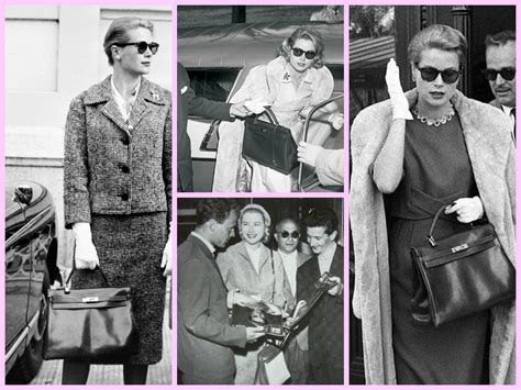 grace kelly kelly bag|grace kelly with hermes bag.